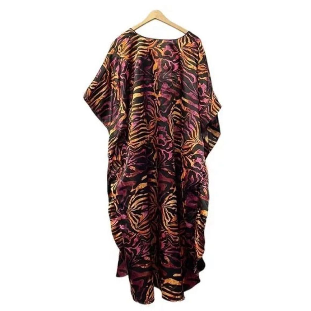 Granada Womens‎ Colorful Animal Print Kaftan MuuMuu Maxi Dress One Size